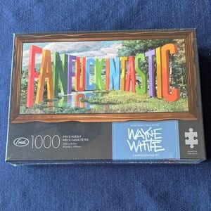 Wayne White 'FANFUCKINTASTIC' 1000 Piece Puzzle - new sealed package